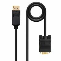 Adapter DisplayPort naar VGA NANOCABLE 10.15.4401 1 m Zwart - thumbnail