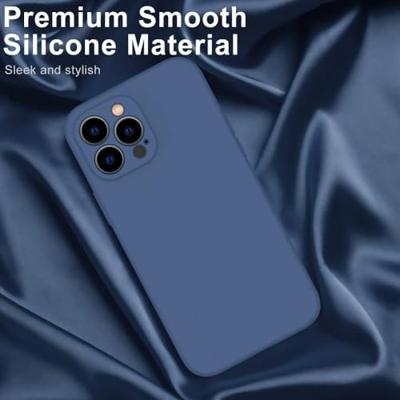 Lunso - iPhone 15 Pro - Hoesje Flexibel silicone Backcover - Donkerblauw Lunso - iPhone 15 Pro - Hoesje Flexibel silicone Backcover - Donkerblauw