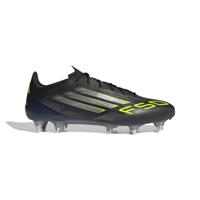 adidas F50 Elite IJzeren-Nop Voetbalschoenen (SG) Zwart Zilver Neongeel - thumbnail