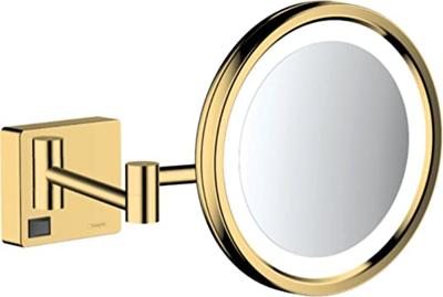 Scheerspiegel AddStoris HansGrohe Met LED Licht Gepolijst Goud Scheerspiegel AddStoris HansGrohe Met LED Licht Gepolijst Goud