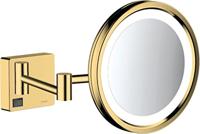 Scheerspiegel AddStoris HansGrohe Met LED Licht Gepolijst Goud - thumbnail