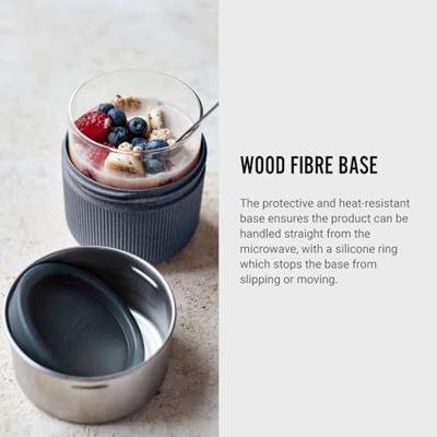 Black+Blum Glas Lunchpot - Ø95mm - Leisteen