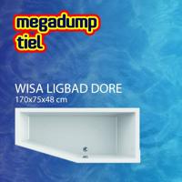 Wavedesign Ligbad Dore 170X75X48 cm Wit - 170x75x48 cm Links - thumbnail