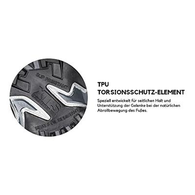 Albatros 641390-44 Veiligheidsschoenen S1P Schoenmaat (EU): 44 Zwart, Grijs 1 paar