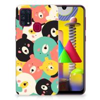 Samsung Galaxy M31 Telefoonhoesje met Naam Bears - thumbnail