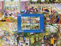 A Dog's Life Puzzel 4x 500 Stukjes - thumbnail