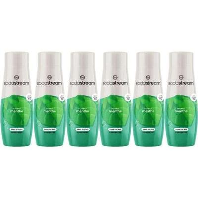 SODASTREAM Concentrates - Pak van 6 suikervrije muntconcentraten - Tot 54 liter dranken - 440 ml