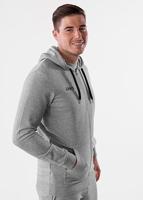 JAKO 6865K Jas Met Kap Base Kids - Lichtgrijs Gemeleerd - 152 - thumbnail