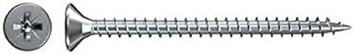 Fischer 551118 Spaanplaatschroef 4 mm 16 mm Kruiskop Pozidriv Galvanisch verzinkt 1000 stuk(s)