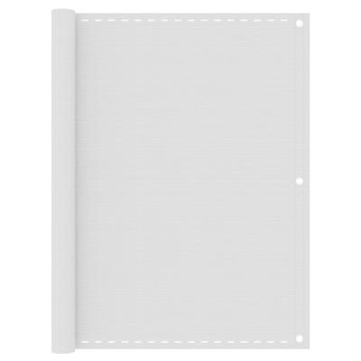 VidaXL Balkonscherm 120x600 cm hdpe wit