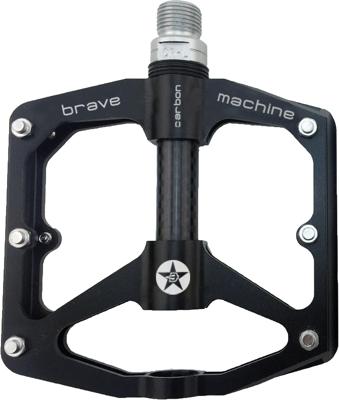 BRAVE pedaal "freeride carbon" platform pedal freeride carbon bl.