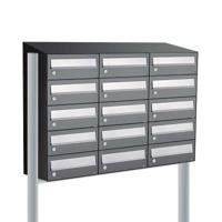 Allux Hive Set 3-Breed, 5-Hoog Met Dak Op Statief Antraciet - 40030065_3x5ds - thumbnail