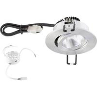 EVN PC20D61402 EVN Lichttechnik LED-inbouwlamp LED LED vast ingebouwd 6 W Aluminium - thumbnail