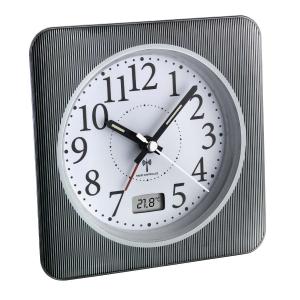 TFA Dostmann 60.1502.10 Wekker Zendergestuurd Grijs, Wit Alarmtijden 1 TFA Dostmann 60.1502.10 Wekker Zendergestuurd Grijs, Wit Alarmtijden 1