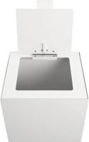 V-Part top met klep voor modulaire afvalbak 85 l en 90 l, wit - thumbnail