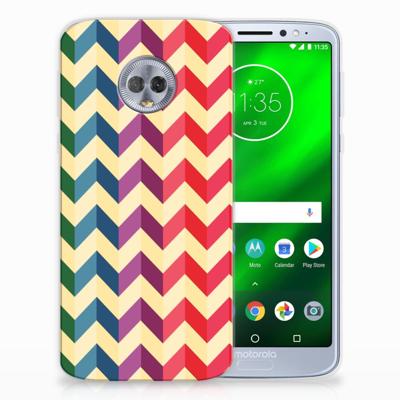 Motorola Moto G6 Plus TPU bumper Zigzag Multi Color Motorola Moto G6 Plus TPU bumper Zigzag Multi Color