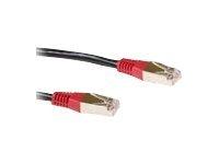 ACT Zwarte 10 meter LSZH F/UTP CAT5E patchkabel cross met RJ45 connectoren ACT Zwarte 10 meter LSZH F/UTP CAT5E patchkabel cross met RJ45 connectoren