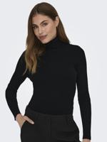 Only Onlkarol L/s Rollneck Pullover Knt Noos 15165075 Trui Black - thumbnail