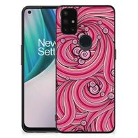 OnePlus Nord N10 5G Leuk Telefoonhoesje Swirl Pink - thumbnail