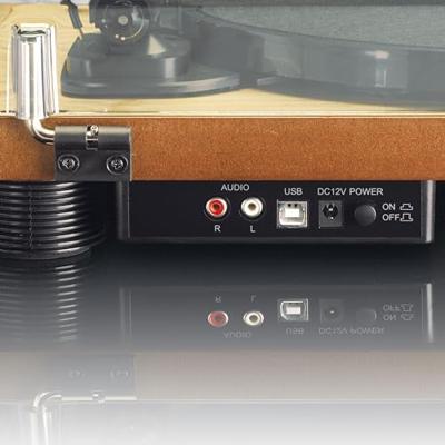 Lenco LS-50WD Platenspeler met ingebouwde luidsprekers USB Codering Hout - LS-50WD Lenco LS-50WD Platenspeler met ingebouwde luidsprekers USB Codering Hout - LS-50WD