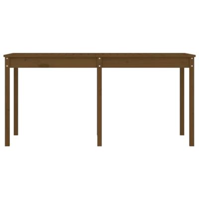 Tuintafel 159,5x82,5x76 cm massief grenenhout honingbruin
