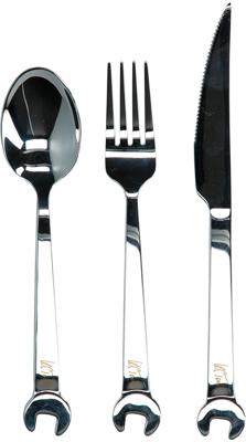 KS Tools 11100 Bestekset Set van 3 stuks RVS Zilver 11100 3-delig KS Tools 11100 Bestekset Set van 3 stuks RVS Zilver 11100 3-delig