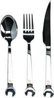 KS Tools 11100 Bestekset Set van 3 stuks RVS Zilver 11100 3-delig - thumbnail