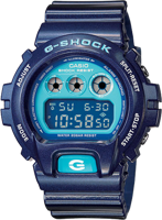 Horlogeband Casio 10332042 / DW-6900CC-2 / G-5600CC-2 Kunststof/Plastic Blauw 16mm - thumbnail