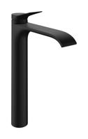 Hansgrohe Vivenis ééngreeps wastafelkraan 250 CoolStart voor opzetwaskommen met pop-up trekwaste, mat zwart - thumbnail