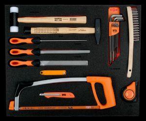 Bahco gevulde foam | FOAM 3/3 SLAGWERK DIVERSEN 28 | FF1A31NBLM