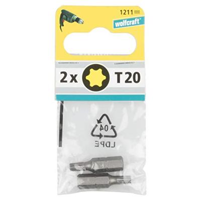 Wolfcraft Solid-bits | TORX® T20 | 1 stuk - 1211000