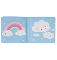 A Little Lovely Company badboekje Cloud&Friends 12 cm foam blauw/roze - thumbnail