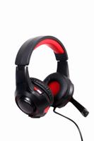 Gembird GHS-U-5.1-01 hoofdtelefoon/headset Bedraad Hoofdband Gamen Zwart, Rood - thumbnail
