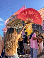 Houten waaier XXL - Size Matters - thumbnail