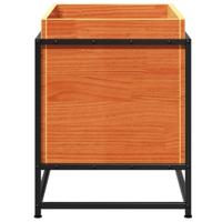 Plantenbak 60x40x50 cm massief grenenhout wasbruin - thumbnail