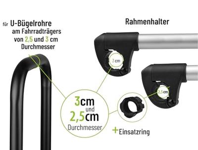 Eufab Houderarm voor fietsdrager 11631