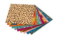 Vouwblaadjes folia 80gr 15x15cm 50v 2z wildlife - thumbnail