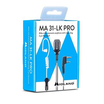 Midland Headset/hoofdtelefoon MA 31-LK Pro Security Headset, Kenwood C1497.01 Midland Headset/hoofdtelefoon MA 31-LK Pro Security Headset, Kenwood C1497.01
