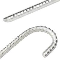 Tentharingen 12 st 10 mm 37 cm gegalvaniseerd staal - thumbnail