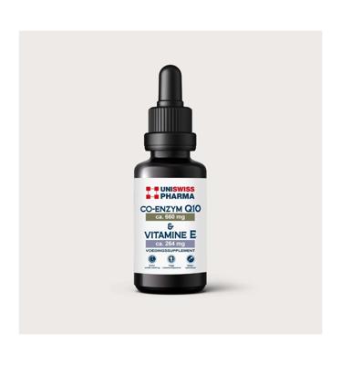 Uniswiss Co-Enzym Q10 en vitamine E 30 Milliliter