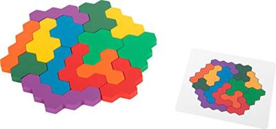 Small Foot houten vormenpuzzel hexagon