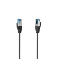 Hama NETWERKKABEL, CAT-6A, 10 GBIT/S, S/FTP AFGESCHERMD, 5,00 M Kabel Zwart - thumbnail