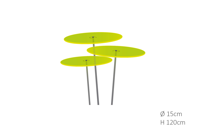 3 stuks! Zonnevangers Groen medium 120x15 cm Cazador Del Sol - Cazador del sol - thumbnail