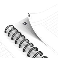 Oxford INTERNATIONAL notebook, 160 bladzijden, ft B5, geruit 5 mm - thumbnail