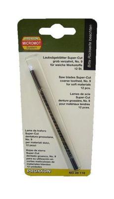 Proxxon 28114 12 stuk(s) Super-Cut-bladzaagblad voor ijzer, zeer fijn vertand (nr. 1: 50 tanden op 25 mm), 12 stuks Proxxon 28114 12 stuk(s) Super-Cut-bladzaagblad voor ijzer, zeer fijn vertand (nr. 1: 50 tanden op 25 mm), 12 stuks