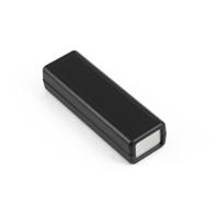 Hammond Electronics 1593DALBK Handbehuizing 114 x 36 x 26 ABS kunststof, Aluminium Zwart 1 stuk(s) - thumbnail