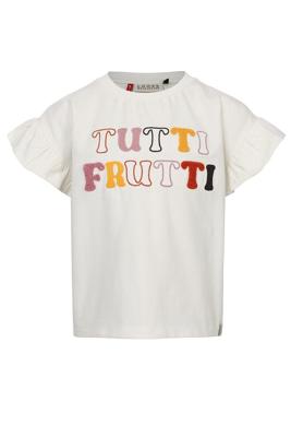 LOOXS Little Zomer t-shirt meisjes s/s - off wit