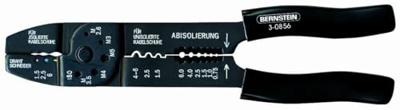 Bernstein Tools for Electronics Bernstein Werkzeugfabrik 3-0856 Krimptang Geïsoleerde kabelschoenen, Ongeïsoleerde kabelschoenen 1.5 tot 6 mm²