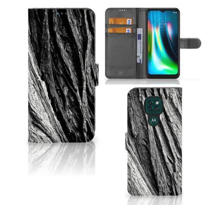Book Style Case Motorola Moto G9 Play | E7 Plus Boomschors Grijs