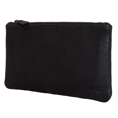 Bear Design Leren Etui RFID Blauw